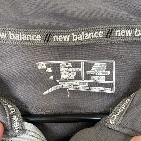 New Balance Quarter Zip Pullover Large - Picture 4 of 6